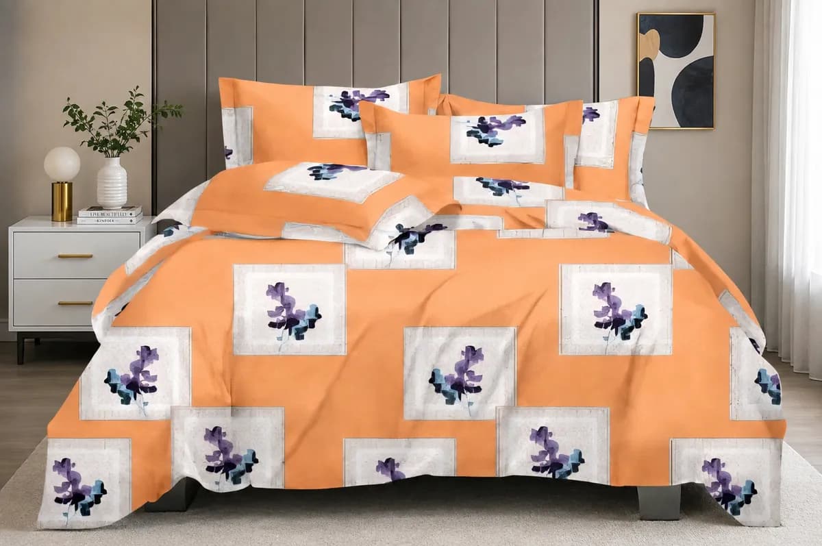 Canvas Bloom - Apricot Artistry