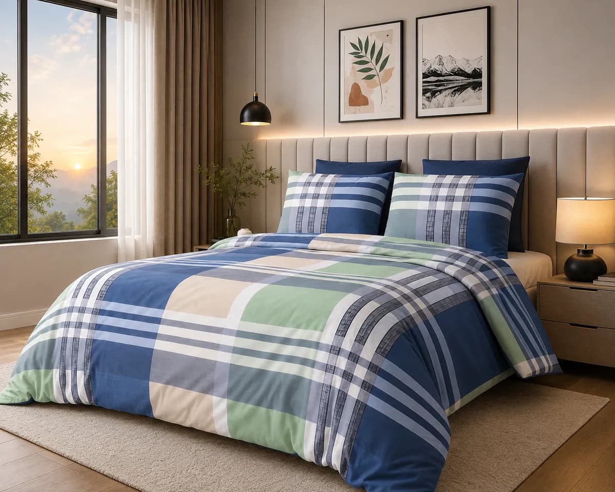 Urban Loom Collection - Sage Metro Checks