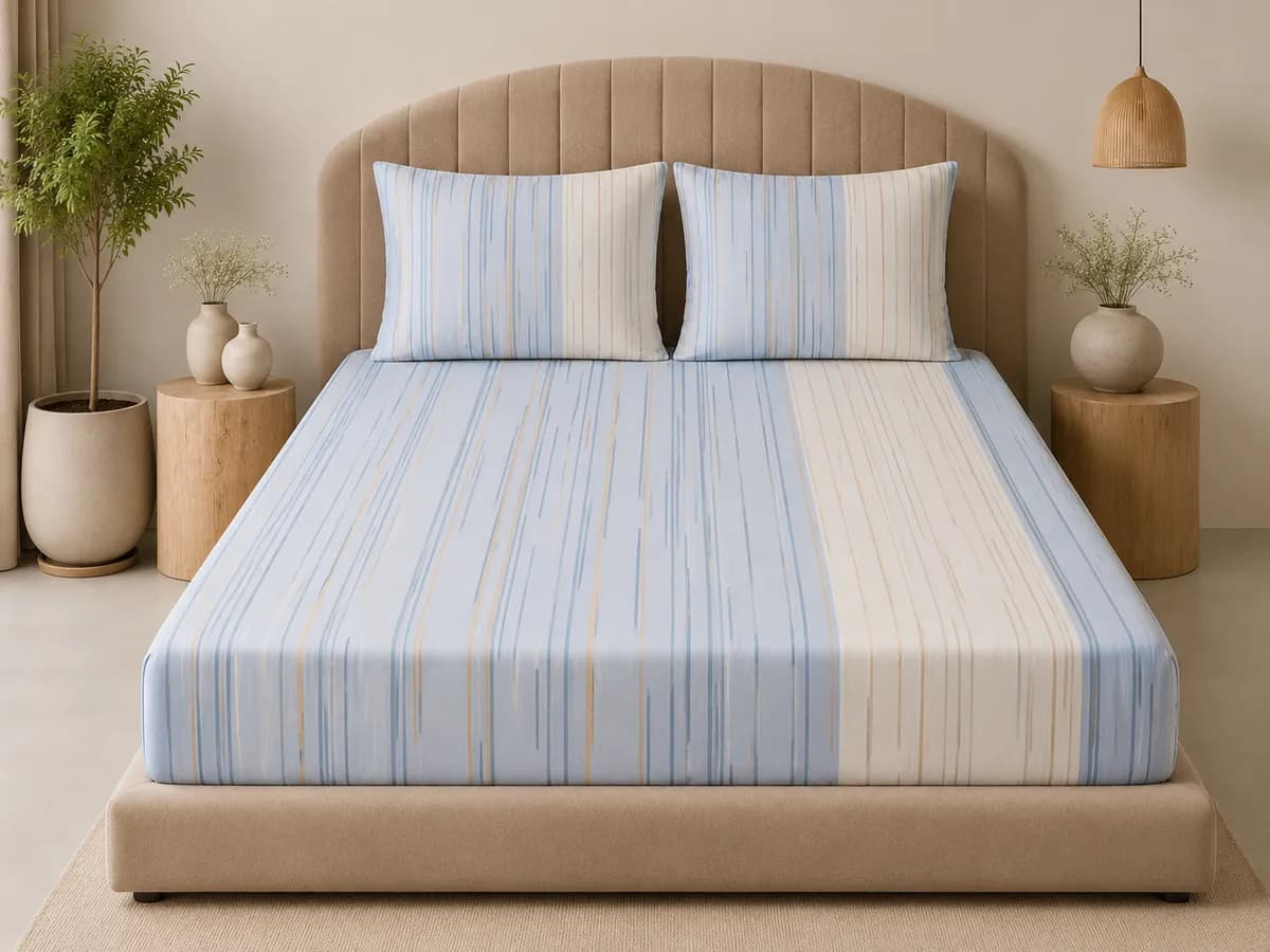 PREMIUM FITTED BEDSHEET (275*275 cm)