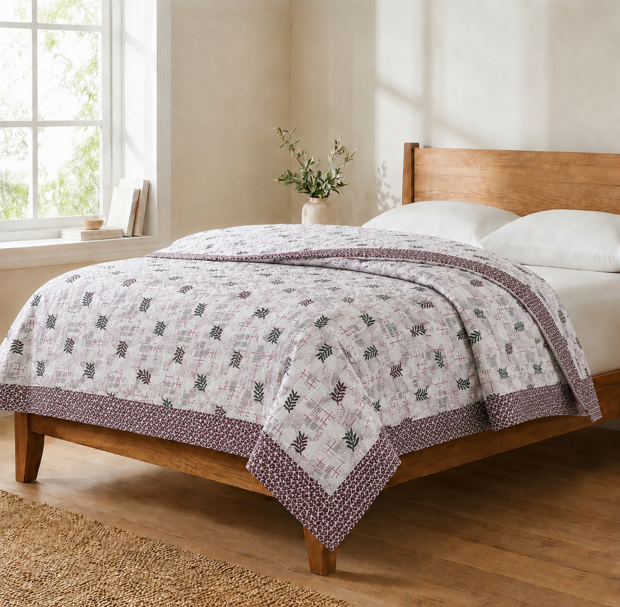 BOTANICAL COTTON TOP SHEET 